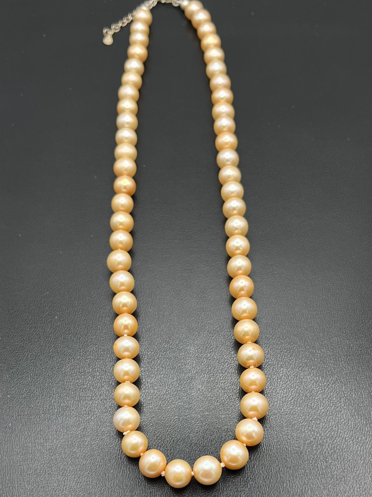 Blush Pearl Knotted Necklace
