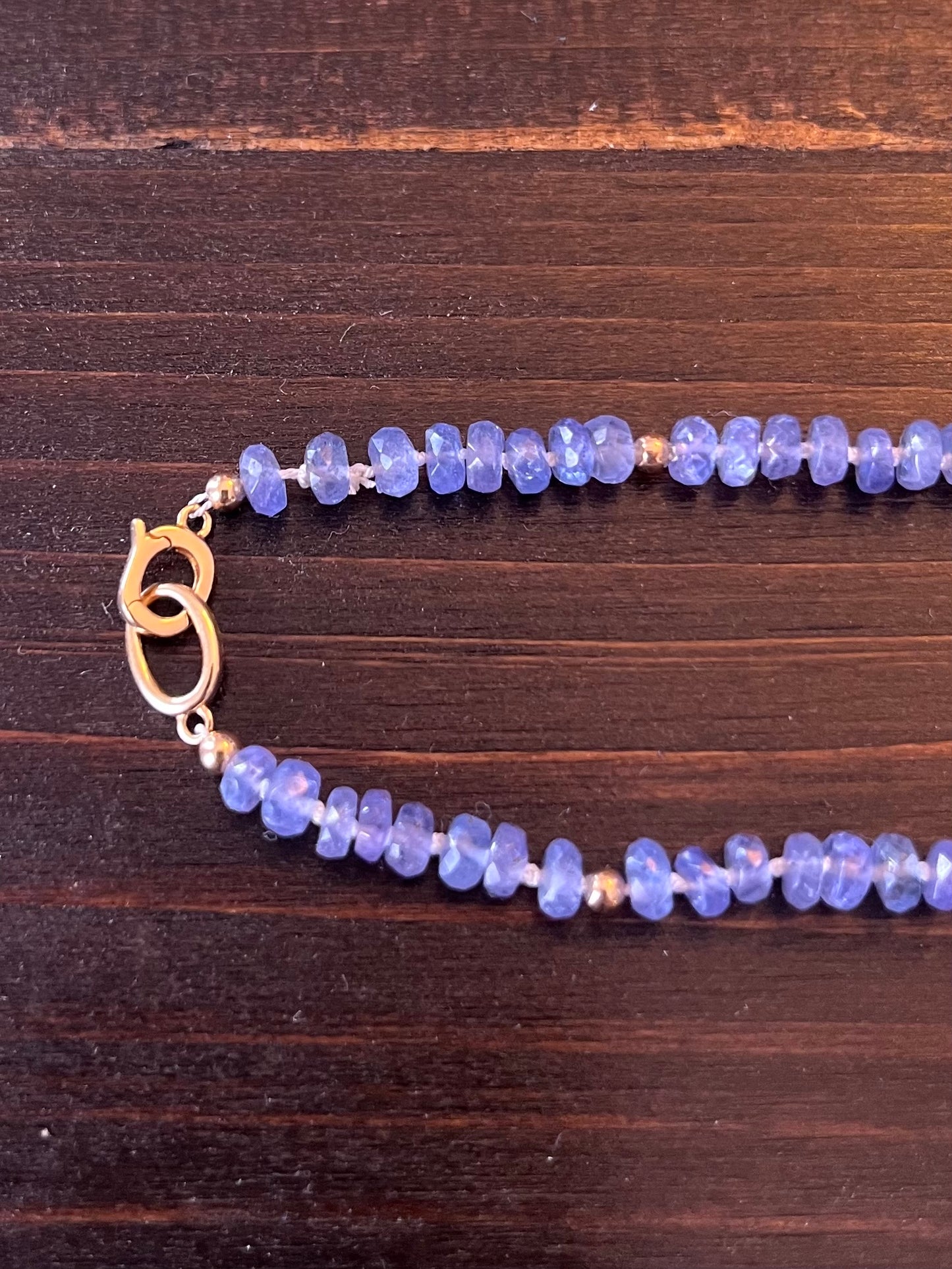Tanzanite Gold Necklace
