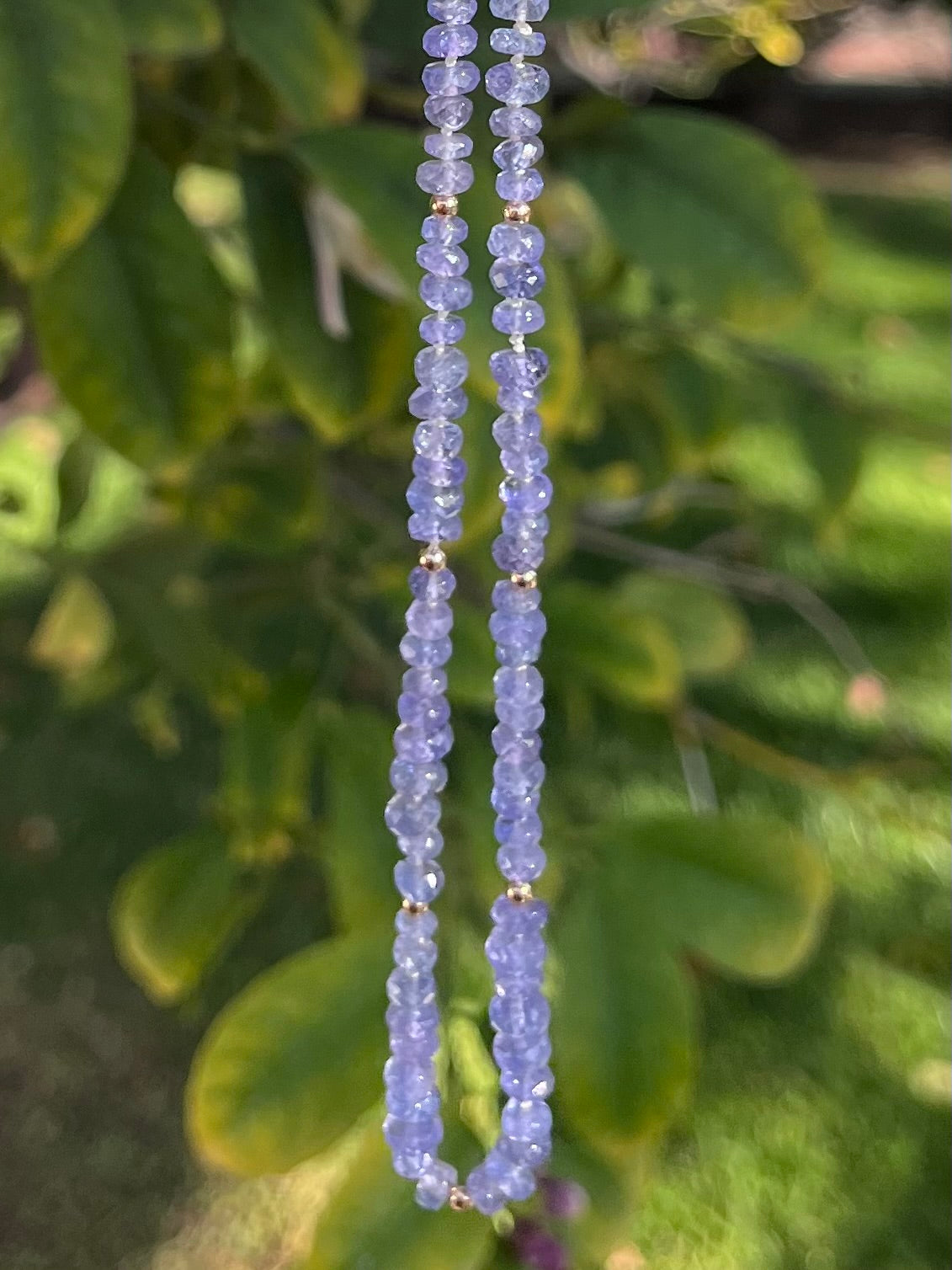 Tanzanite Gold Necklace