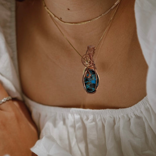 Elegant Turquoise Pendant