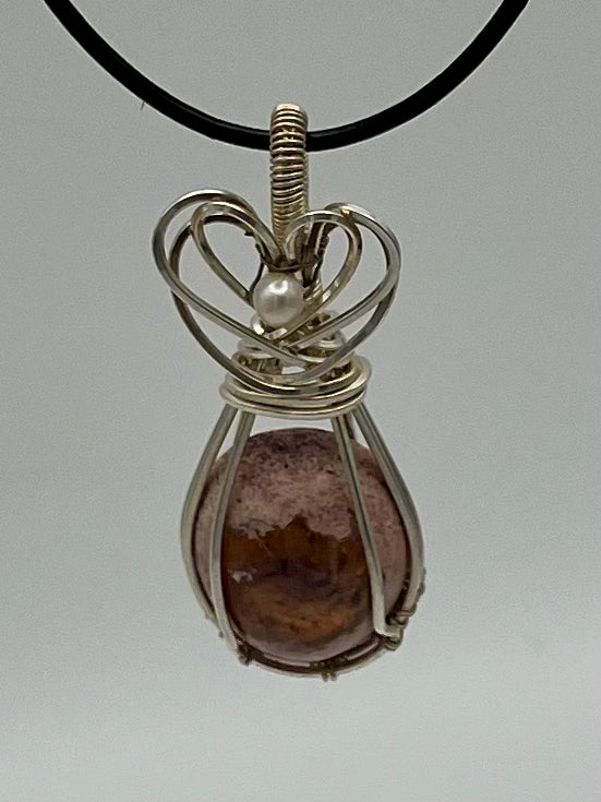 Cantera Opal Heart Pendant