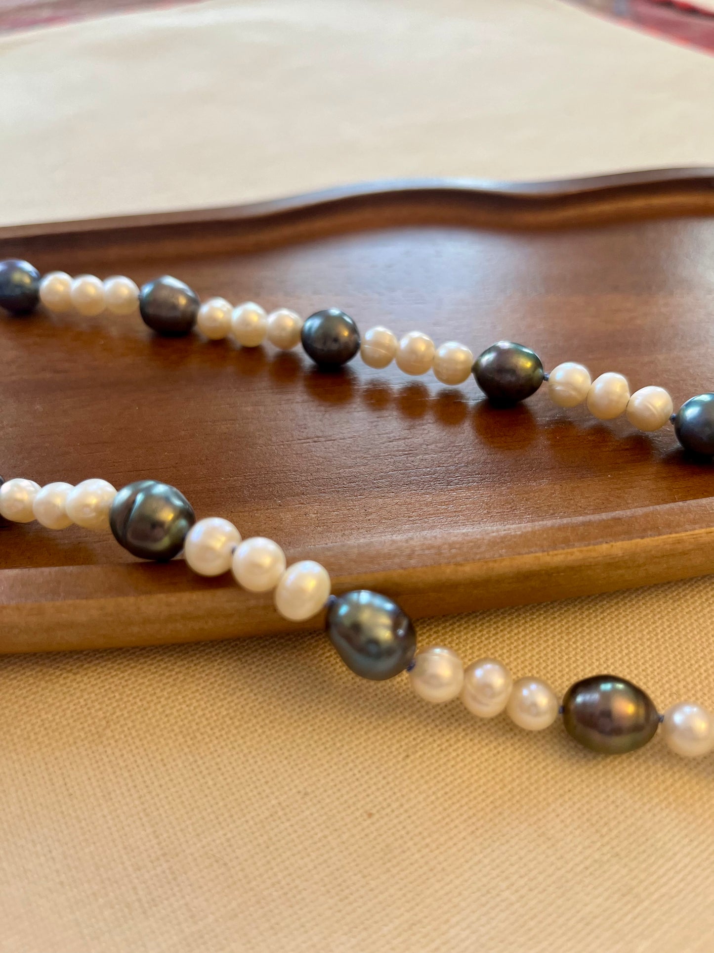 Dual Pearl Necklace