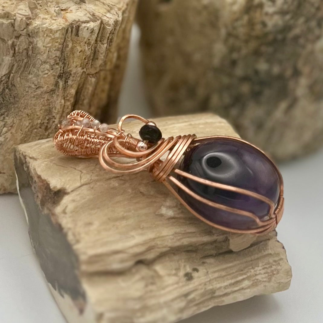 Ultimate Amethyst Cabachon Pendant