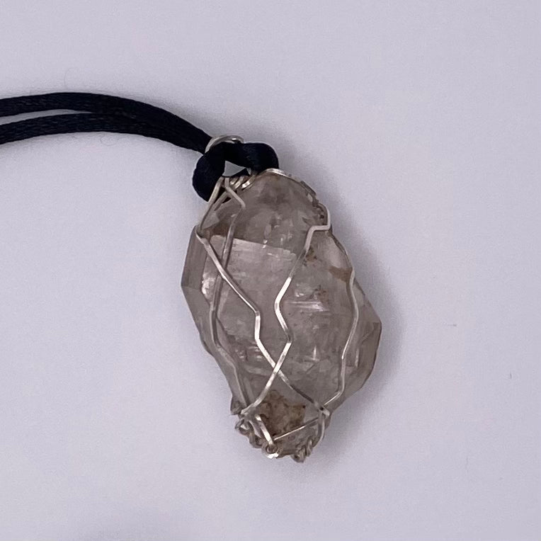 Herkimer Diamond in Silver