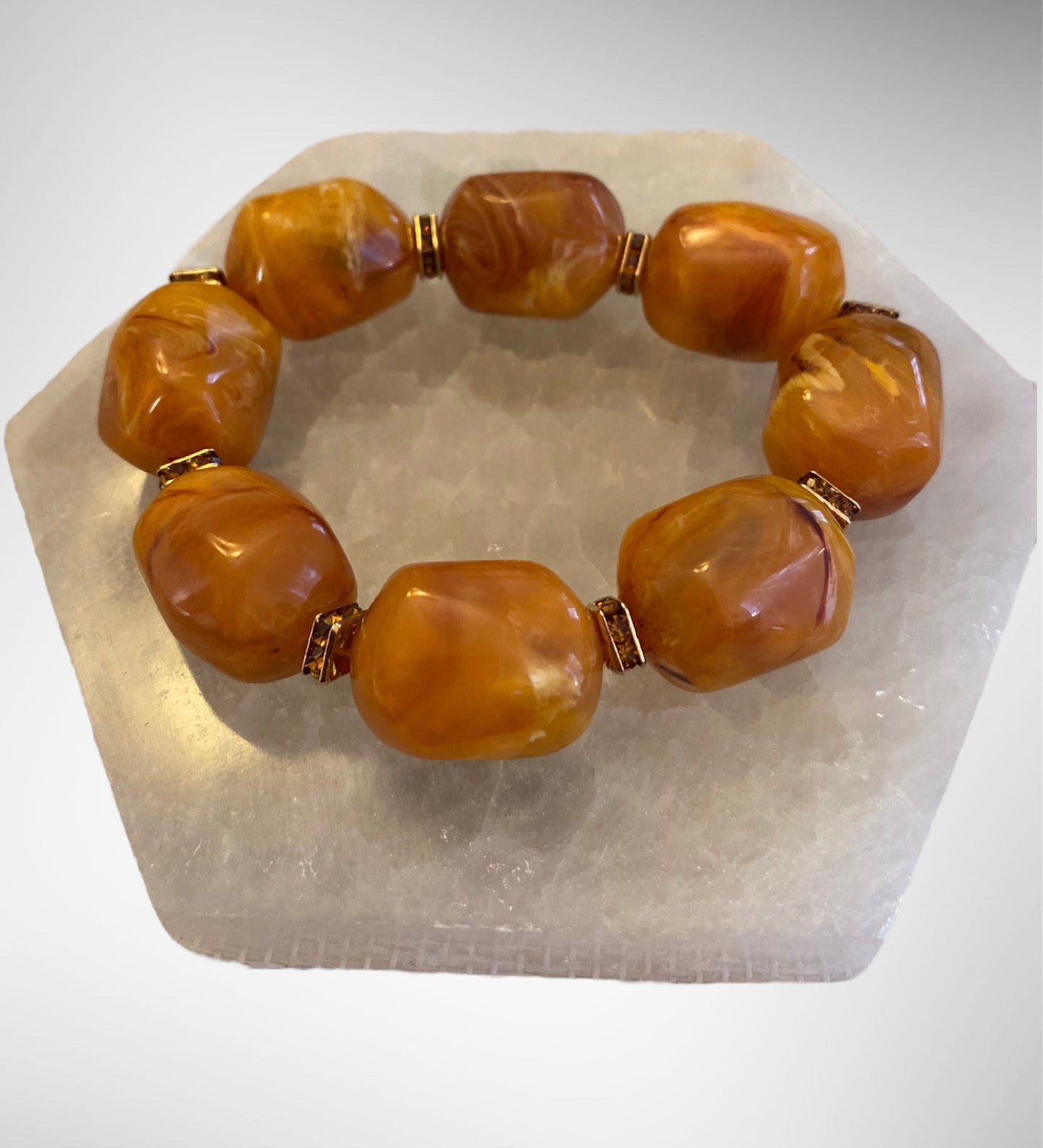 Sweet Honey Beaded Bracelet