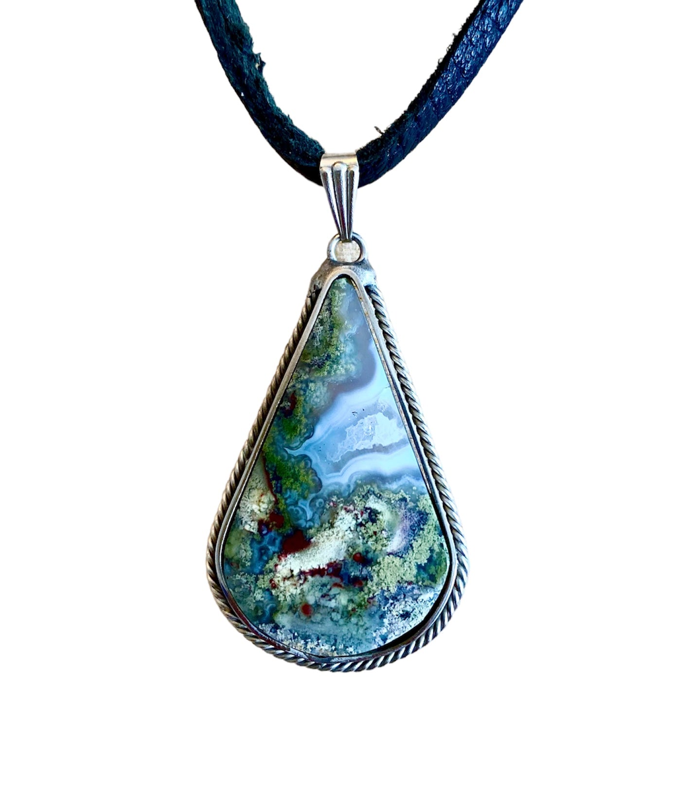 Moss Agate Pendant