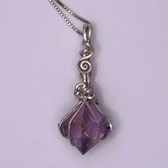 Ametrine in Pure Silver Pendant