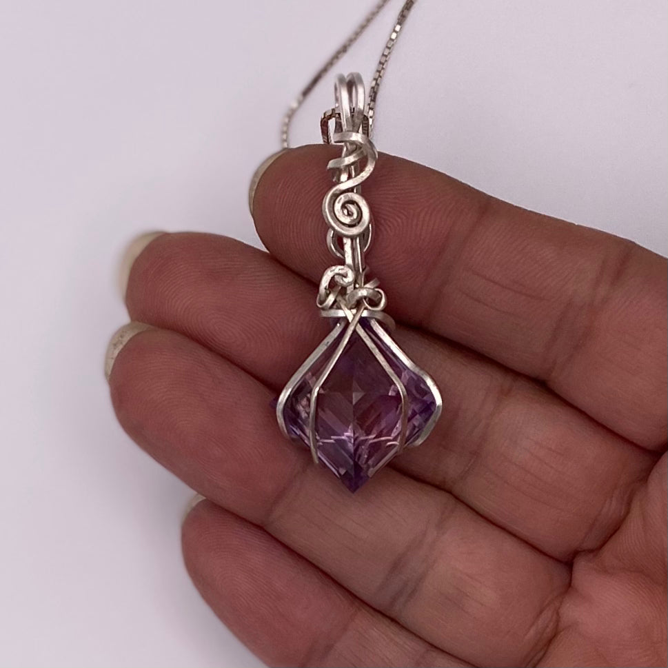Ametrine in Pure Silver Pendant