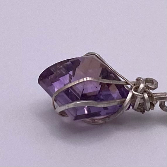 Ametrine in Pure Silver Pendant