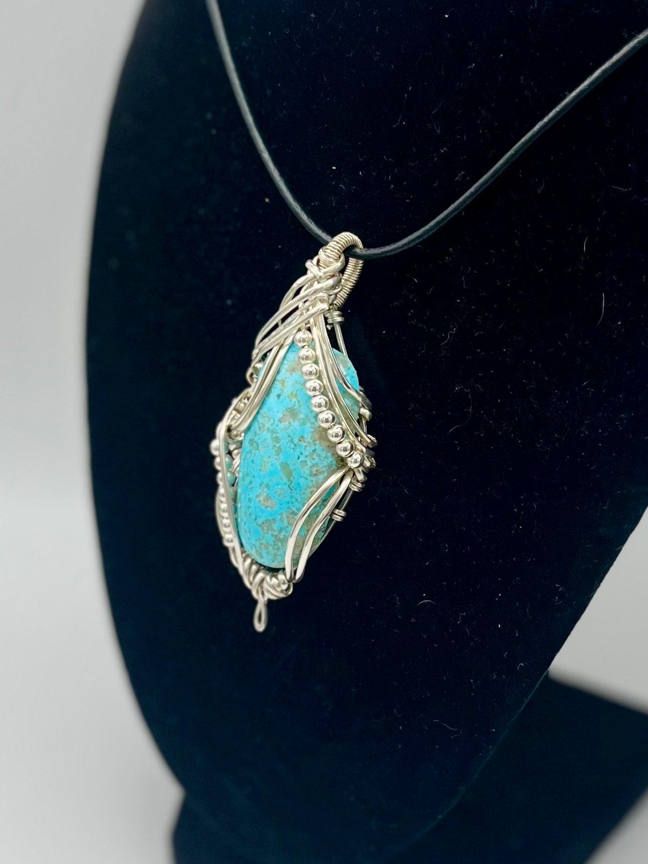 Turquoise Silver Pendant