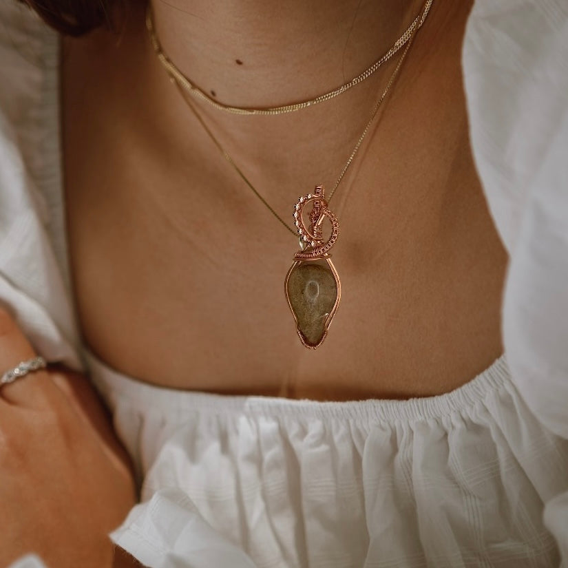 Infinite Garden Quartz Pendant
