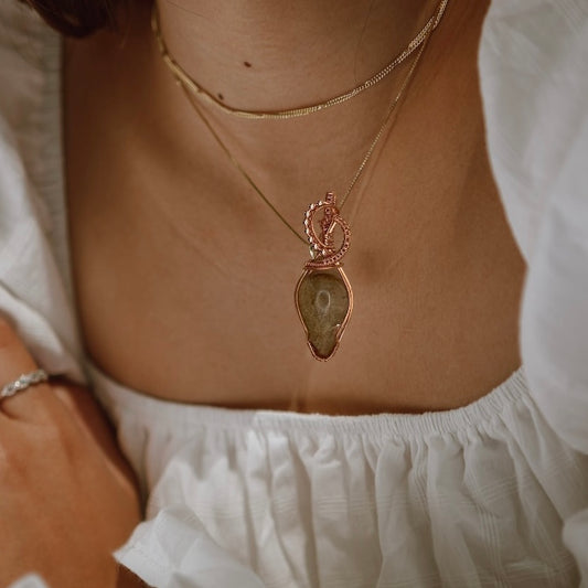 Infinite Garden Quartz Pendant