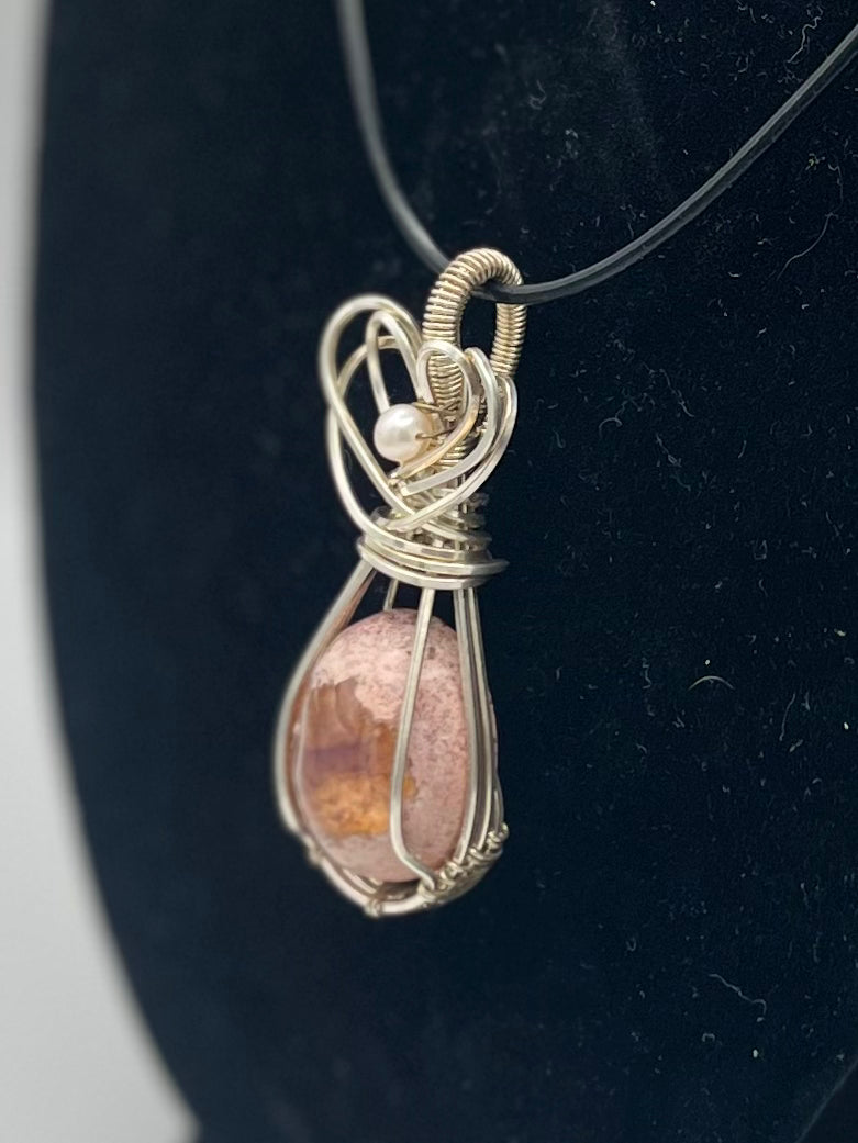 Cantera Opal Heart Pendant