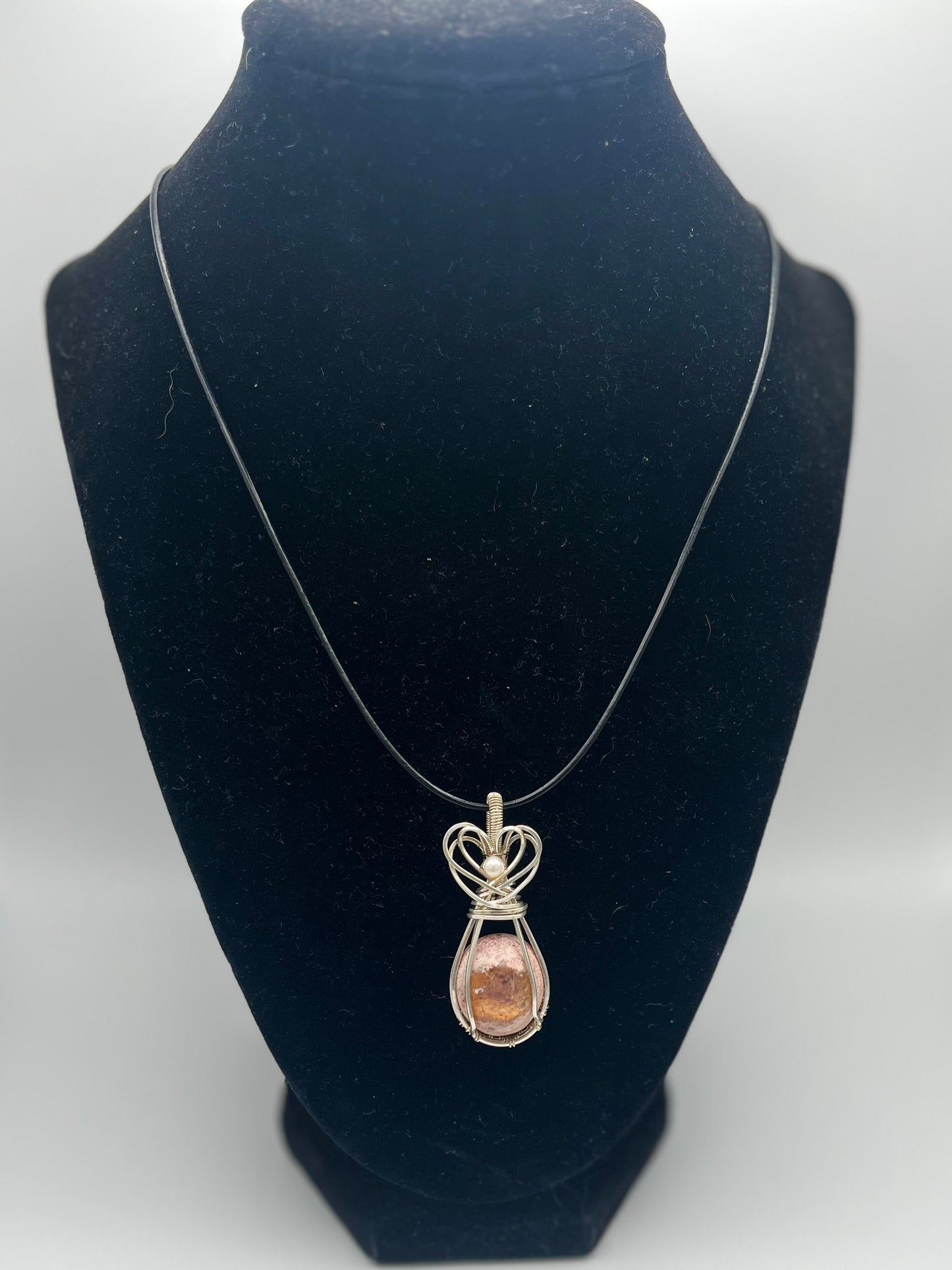 Cantera Opal Heart Pendant