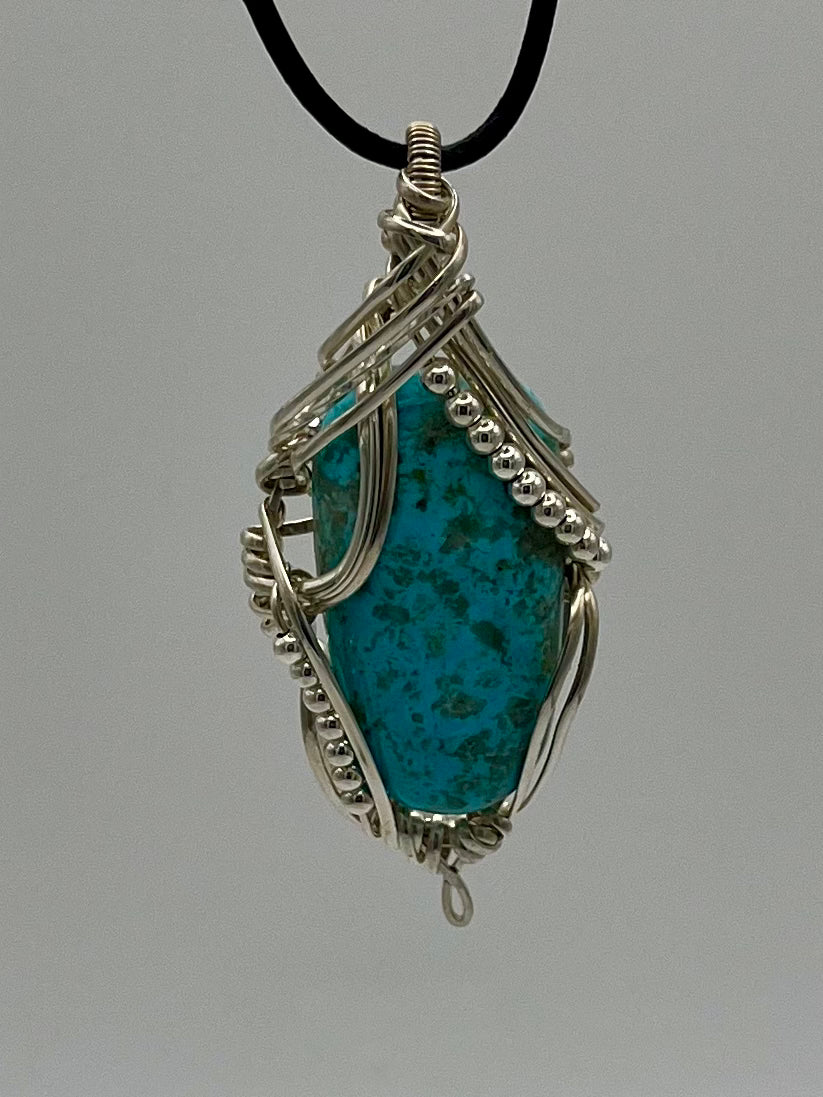 Turquoise Silver Pendant