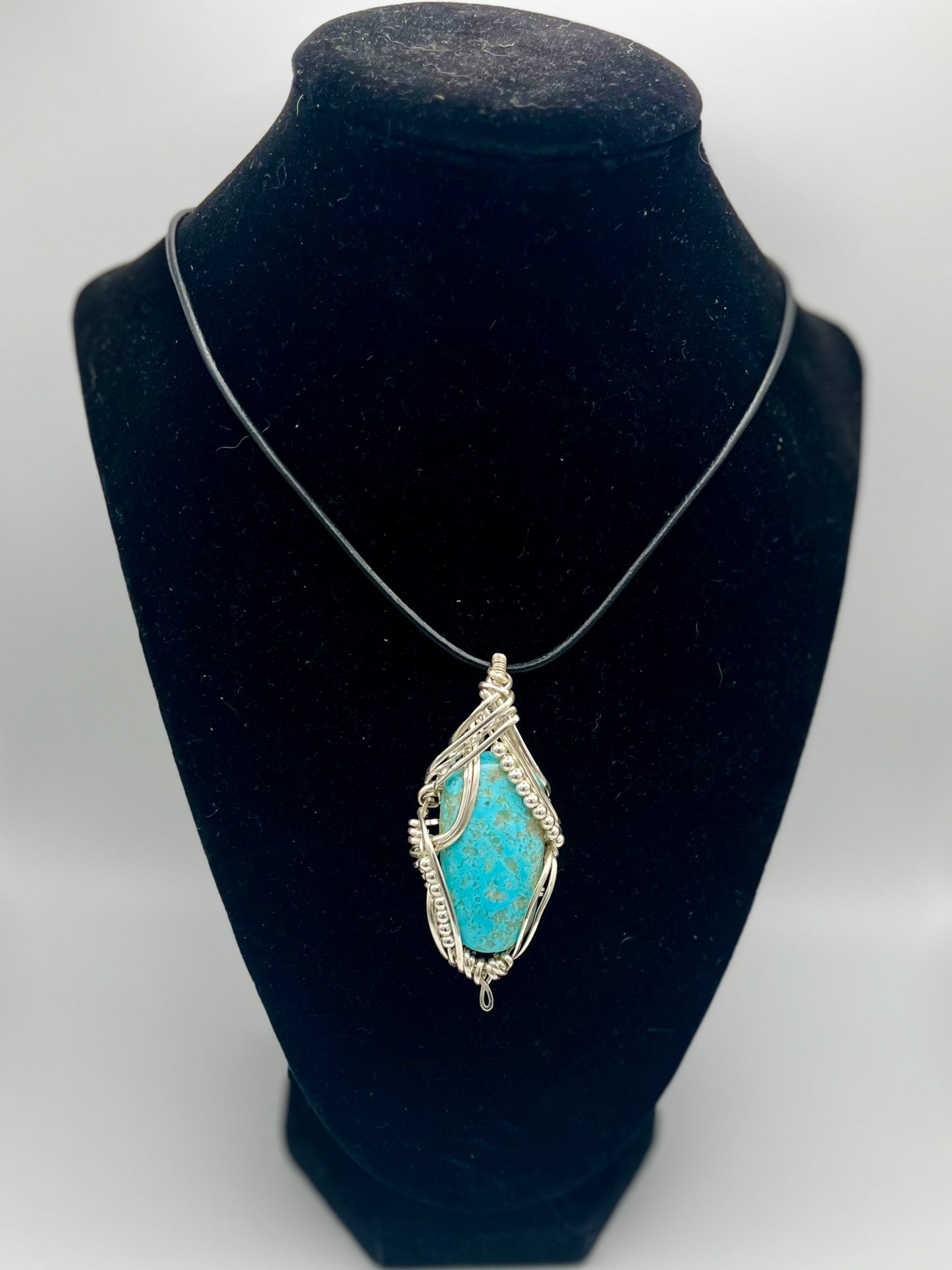 Turquoise Silver Pendant