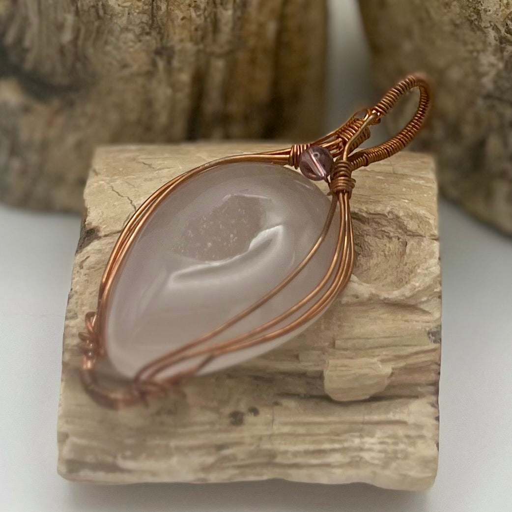 Opulent Druzy Agate Pendant