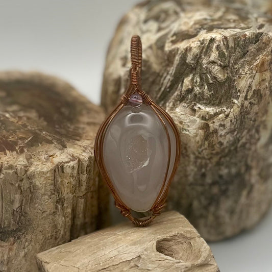 Opulent Druzy Agate Pendant
