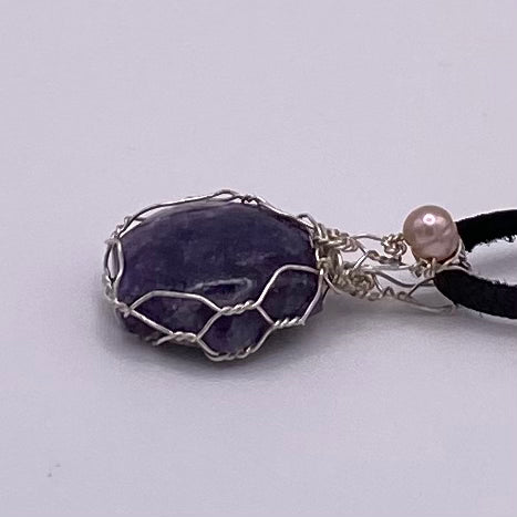 Chariot and Pearl Pendant