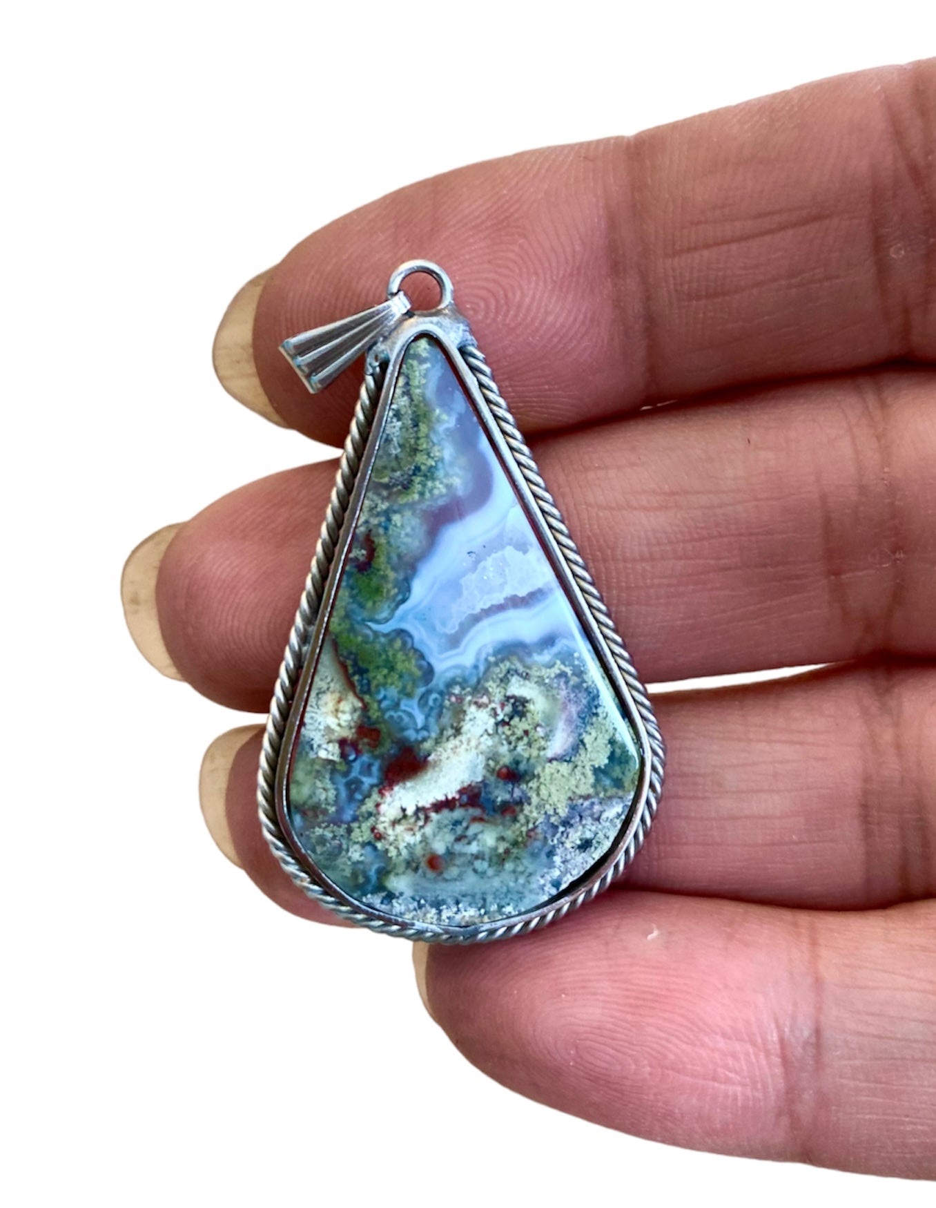 Moss Agate Pendant