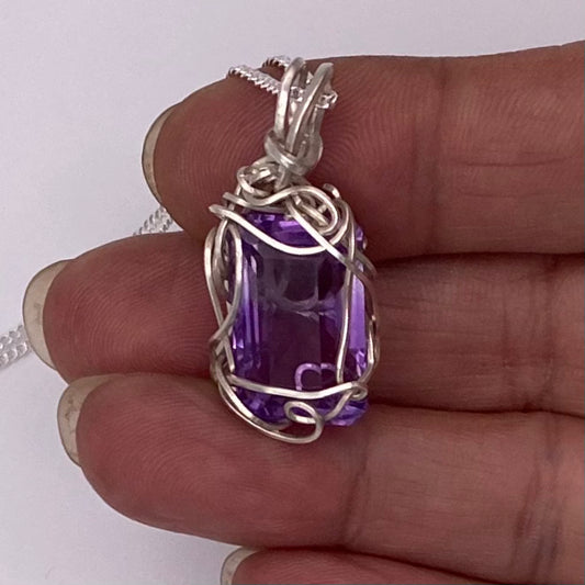 Amethyst Twinkle Necklace